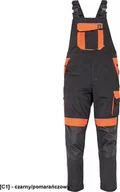 Odzież robocza - CERVA MAX VIVO - ogrodniczki - czarny/pomarańczowy 44 - miniaturka - grafika 1