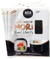 Kuchnie świata - Algi Sushi Nori Premium Gold 3 x 10 szt - Asia Kitchen - miniaturka - grafika 1