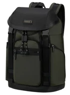 Plecaki - Plecak miejski Samsonite Relyon Backpack 15,6" with flap - green - miniaturka - grafika 1