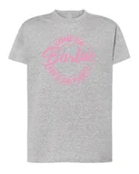 Koszulki i topy damskie - Koszulka Impreza Pink Girl Power Prezent Zabawa Szary melanż XL - miniaturka - grafika 1