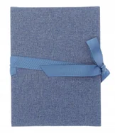 Albumy fotograficzne - Album harmonijka na klej 12 zdjęć 13x18 Linen Blue - miniaturka - grafika 1