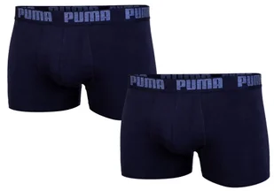 PUMA BOKSERKI MĘSKIE FASHION BOXER NAVY 2 PAK 906823 33 - Rozmiar: XL - Majtki męskie - miniaturka - grafika 1