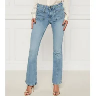 Spodnie damskie - Guess Jeans Jeansy G09 flare fit - miniaturka - grafika 1