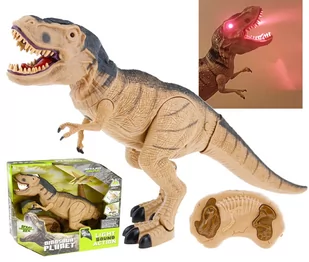 Dinozaur sterowany T-REX zionie parą i ryczy - Figurki dla dzieci - miniaturka - grafika 1