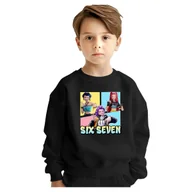 Bluzy dla dziewczynek - BLUZA DZIECIĘCA 67 SIX SEVEN VIRAL HUNTRIX 134-140 DLA CHŁOPCA DZIEWCZYNKI - miniaturka - grafika 1