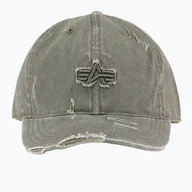 Czapki damskie - Czapka z daszkiem Alpha Industries Acid Logo dark olive WYSYŁKA W 24H 30 DNI NA ZWROT - miniaturka - grafika 1
