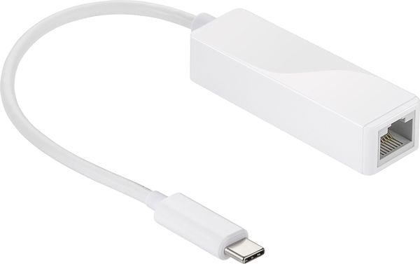 Adapter USB Goobay USB-C - RJ45 Biały 66255