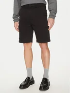 Spodenki męskie - Calvin Klein Szorty materiałowe Modern Twill K10K114067 Czarny Regular Fit - miniaturka - grafika 1