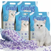 Żwirek dla kotów - Bezzapachowy żwirek dla kota silikonowy Carlos 4x 3,8L - miniaturka - grafika 1