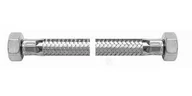 Węże elastyczne - Wężyk z gwintem W-W w oplocie ze stali nierdzewnej VIPER PLUS 3/8" - L 50 - miniaturka - grafika 1
