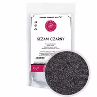 Zdrowa żywność - sezam czarny do sushi niełuskany - 1kg ziarna sezamu - miniaturka - grafika 1
