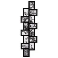 Ramki na zdjęcia - NA Ramka zdjęcia 14 zdjęć multiramka 10x15 czarna PF0007 - miniaturka - grafika 1
