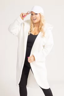 Biała Bluza z kapturem YNFERIO - Tono - Bluzy damskie - miniaturka - grafika 1