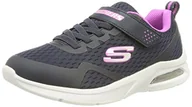Buty dla dziewczynek - Skechers Microspec Max sneakersy dziewczęce, Granatowa siateczka, różowe wykończenie, 31 EU - miniaturka - grafika 1