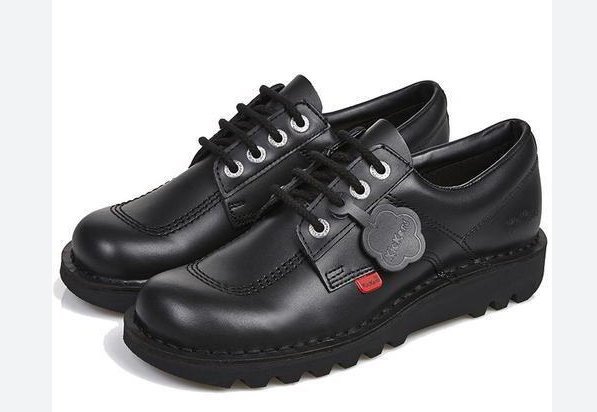 KICKERS DAMSKIE PÓŁBUTY SKÓRZANE CZARNE 41 1JJE