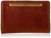 Portfele - Fossil, Portfel Skórzany, 20 cm, Brązowy - miniaturka - grafika 1
