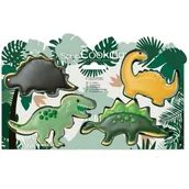 Formy do ciast - Foremki do ciastek - Dino - 4 szt - miniaturka - grafika 1