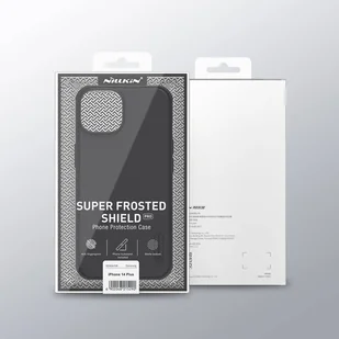 Nillkin Super Frosted Shield Pro etui iPhone 14 Plus pokrowiec na tył plecki czerwony - Etui i futerały do telefonów - miniaturka - grafika 5