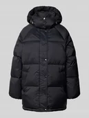 Kurtki damskie - Kurtka pikowana z kapturem i wpuszczanymi kieszeniami - miniaturka - grafika 1