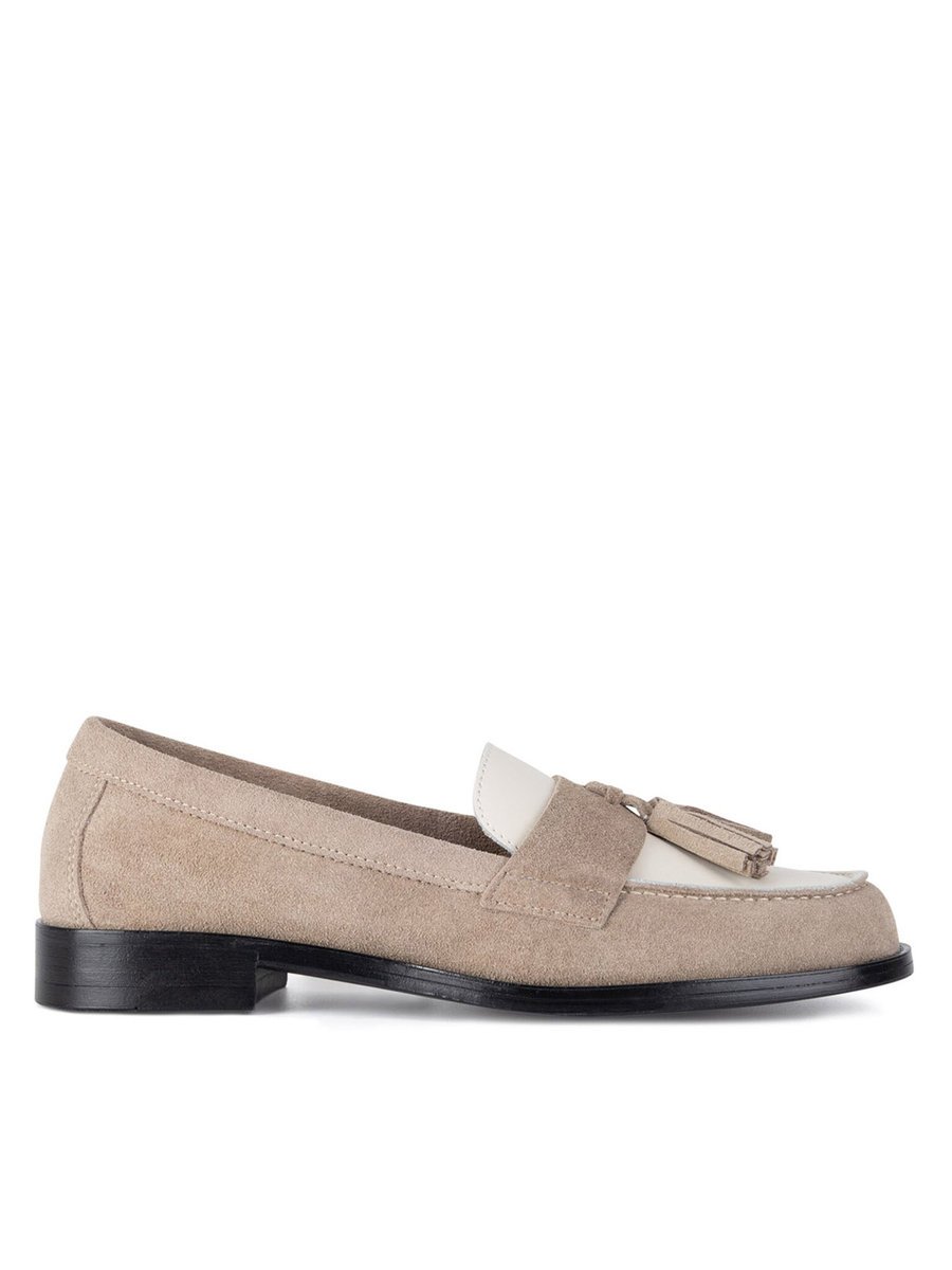 Gino Rossi Loafersy Damskie Beżowy ELISA-E25-26390