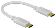 Kable USB - Kabel USB do ładowania, wtyczka USB-C > wtyczka USB-C (biała, 15cm, PD, ładowanie do 100 watów) - miniaturka - grafika 1