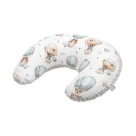 Poduszki do karmienia - Bambusowa Poduszka rogal duża do karmienia Pieski - miniaturka - grafika 1