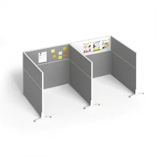 B2B Partner Parawan tekstylny 1200 x 1650 mm CF-C3P162,indiv.1200 - Inne meble biurowe - miniaturka - grafika 2