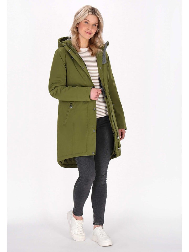 Schmuddelwedda Parka w kolorze oliwkowym
