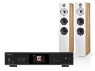 Rotel S14 (czarny) + 603 S3 (dąb) - Zestawy stereo - miniaturka - grafika 1