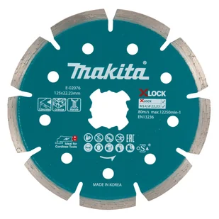 Tarcza diamentowa 125 mm E-02076 X-Lock MAKITA - Akcesoria do elektronarzędzi - miniaturka - grafika 1