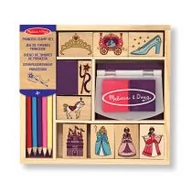 Zabawki kreatywne - Melissa & Doug ZESTAW STEMPELKÓW KSIĘŻNICZKI MD 12418 - miniaturka - grafika 1