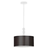 Lampy sufitowe - Lampa sufitowa z brązowym kloszem LED SALAMANCA - miniaturka - grafika 1