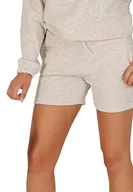 Spodenki damskie - OW COLLECTION Damskie szorty dresowe, jasnoszare, rozmiar M - miniaturka - grafika 1