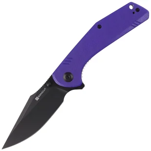 Nóż składany Sencut Actium Purple G10, Black Stonewashed D2 (SA02D) - Noże - miniaturka - grafika 1