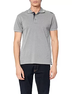 CMP męski T-shirt Polo 39d8377 szary Grigio Mel. 54 - Koszulki męskie - miniaturka - grafika 1
