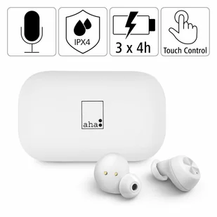 HAMA Słuchawki Bluetooth True Wireless In-Ear White - Słuchawki - miniaturka - grafika 1