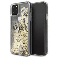 Etui i futerały do telefonów - Karl Lagerfeld Glitter Liquid Floatting Charms - Etui iPhone 11 Pro Max Gold Floatting Charms - miniaturka - grafika 1