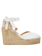 Espadryle damskie - Castañer Espadryle Chiara/8ED/001 020992 Biały - miniaturka - grafika 1
