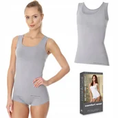 Koszulki i topy damskie - Koszulka Damska Bez Rękawów Brubeck Ta10170 - L - miniaturka - grafika 1