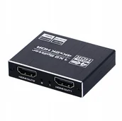 Kable - Splitter Hdmi 2.0 1X2 Rozdzielacz Ultrahd Hdcp 2.2 - miniaturka - grafika 1