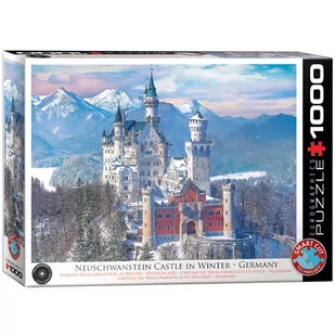 Eurographics Puzzle 1000 HDR-Neuschwanstein in Winter 6000-5419 - - Puzzle - miniaturka - grafika 1
