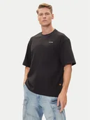 Koszulki męskie - G-Star Raw T-Shirt Base D26817-D593 Czarny Boxy Fit - miniaturka - grafika 1
