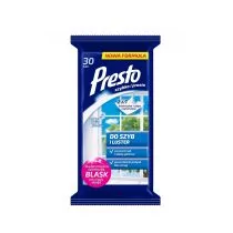 Presto HARPER HYGIENICS Nawilżane ściereczki do szyb i luster 30szt. (05900095011491) - Ściereczki, gąbki, czyściki - miniaturka - grafika 1