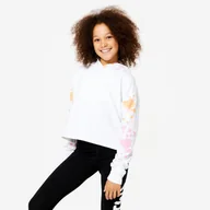 Odzież sportowa dziecięca - Bluza do tańca modern jazz dla dzieci Starever crop - miniaturka - grafika 1