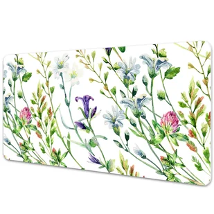 Podkładka na biurko Kwiaty na łące 90x45 cm - Podkładki na biurko - miniaturka - grafika 1
