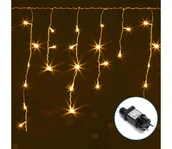 Lampy ogrodowe - Aigostar - Zewnętrzny łańcuch dekoracyjny LED 75xLED/6W/230V 15x0,6m IP44 ciepła biel - miniaturka - grafika 1