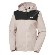 Kurtki damskie - Damska Kurtka HELLY HANSEN W VANCOUVER RAIN JACKET 53587_094 – Różowy - miniaturka - grafika 1