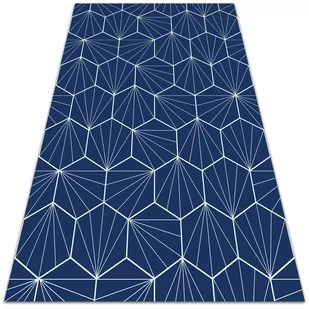 Wewnętrzny dywan winylowy Hexagony 80x120 cm - Dywany - miniaturka - grafika 1