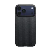 Etui i futerały do telefonów - PITAKA Ultra-Slim Etui do iPhone 17 Pro kompatybilne z MagSafe - Czarno-szare - miniaturka - grafika 1