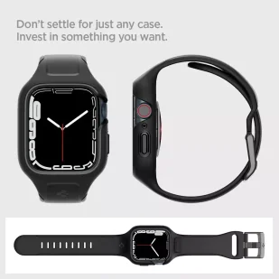 Pasek Spigen Liquid Air "Pro" do Apple Watch 7/8 (45mm) Black - Akcesoria do smartwatchy - miniaturka - grafika 16
